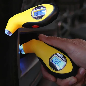 

100PSI Digital LCD Tyre Gauge Manometer Barometer Air Tire Pressure Tester Gauge Meter Diagnostic Tool For Auto Car Motor Wheel