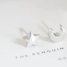 SMJEL 30PCS-S020 Новые стильные серьги Модные ювелирные изделия для подростков Луна и звезда серьги гвоздики для женщин brincos