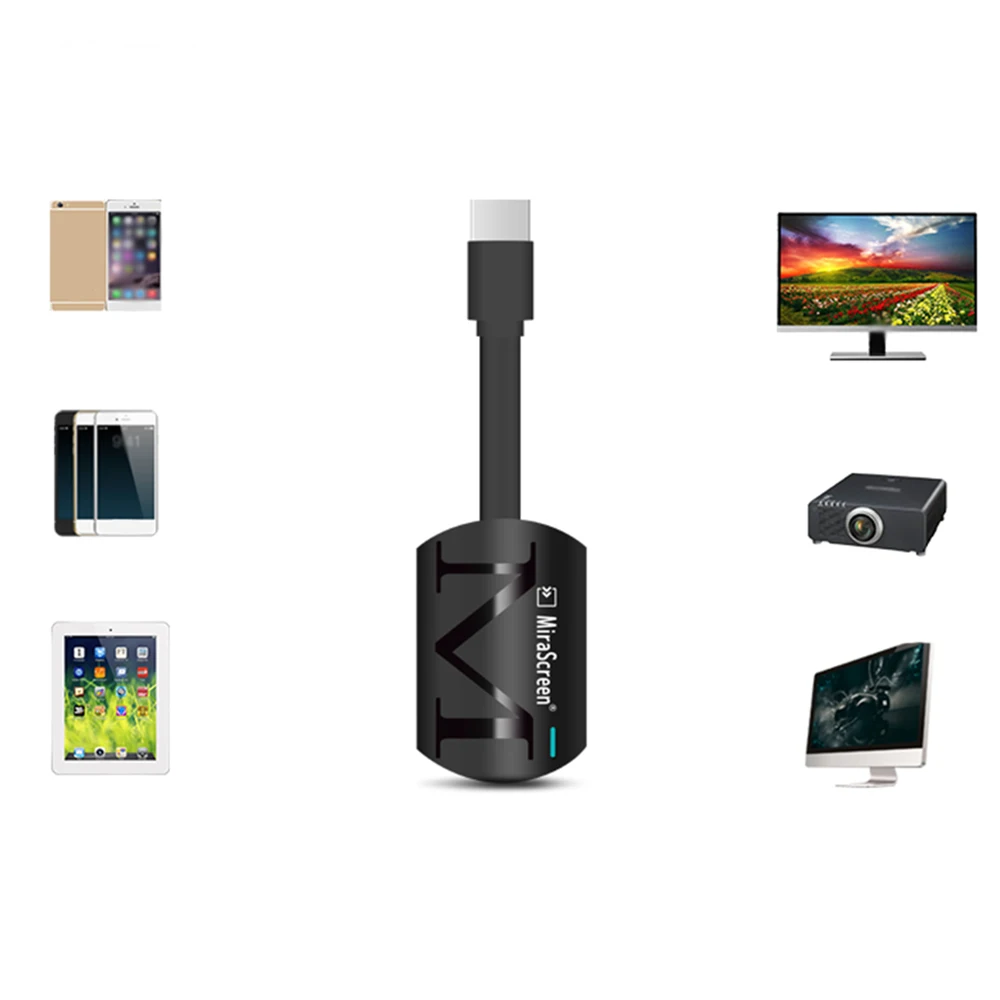 Mirascreen G4 WiFi Дисплей донгл приемник для Google 2 Chrome Crome Cast Cromecast Dongle Media Streamer Miracast