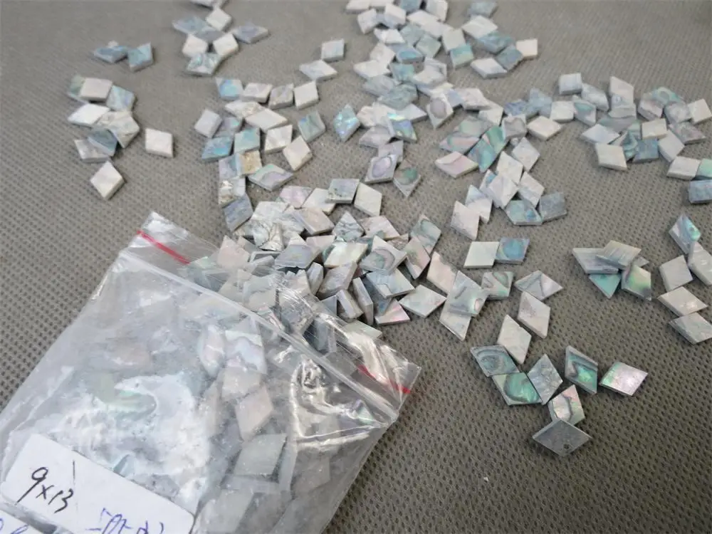 

20Pcs decorate inlay 0.35"x0.51"mother of pearl shell blanks diamond style