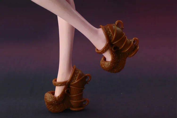 5 пара/лот; модная обувь на высоком каблуке с уникальным дизайном «Кубок монстров Хай»; новые кукольные аксессуары;