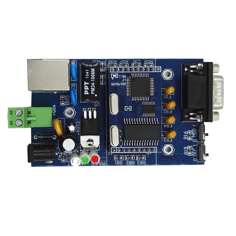 

RS485/422 to Ethernet module serial port networking module ZLSN3100