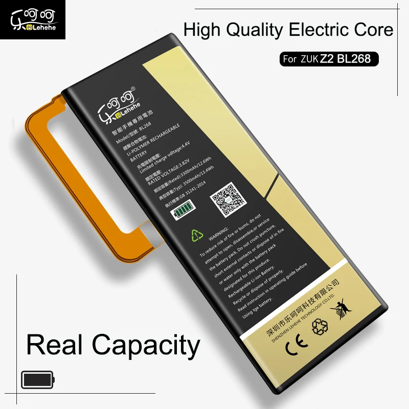 New Original LEHEHE Battery BL268 For Lenovo ZUK Z2 3500mAh Mobile Phone replacement High Quality Battery with tools Gifts New Original LEHEHE Battery BL268 For Lenovo ZUK Z2 3500mAh Mobile Phone replacement High Quality Battery with tools Gifts