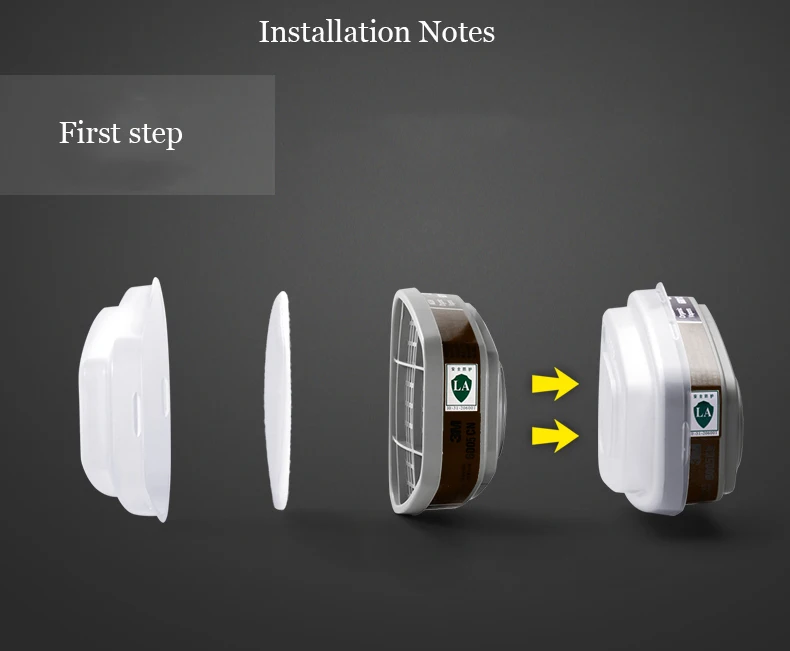 3 м 6200+ 6005 многоразовые половина лицевая маска респиратор 3M Формальдегид/органический паровой картридж 7 предметов для 1 комплект LT004