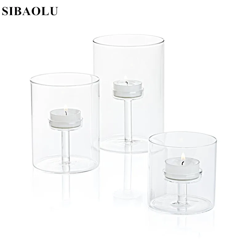 Elsa Glass Tealight Holders