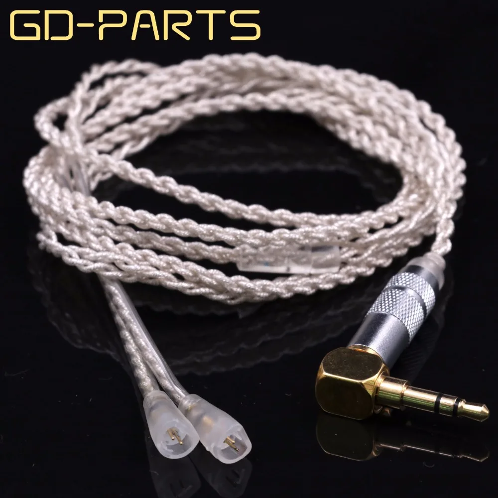 GD PARTS 1.2M Silver Plated OCC Headphone Cable Upgrade Hifi Headset