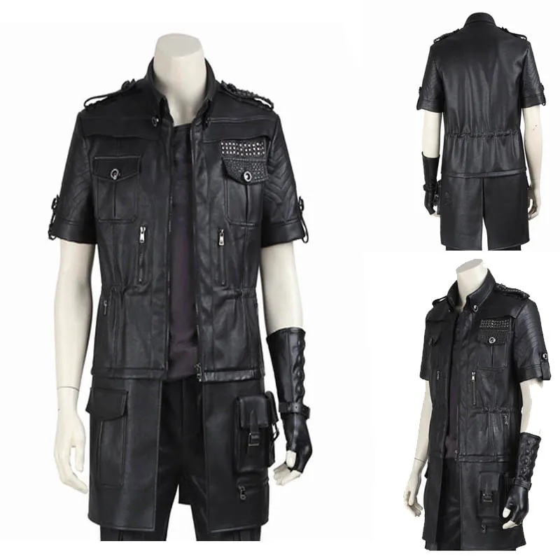 

Original Noctis Lucis Caelum Cosplay Final Fantasy Costume Custom-made Jacket Trousers gloves Livraison Gratuite