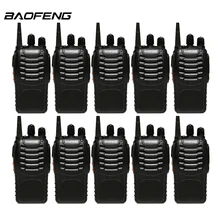 10 unids/lote Baofeng 888 s del Walkietalkie De UHF 400-470 MHz 16 CH Radio de Dos Vías baofeng Portátil bf 888 s Radio CB