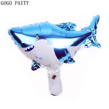 GOGO paity Мини-морских Животные Алюминий шар Дети Надувные игрушки высокое качество