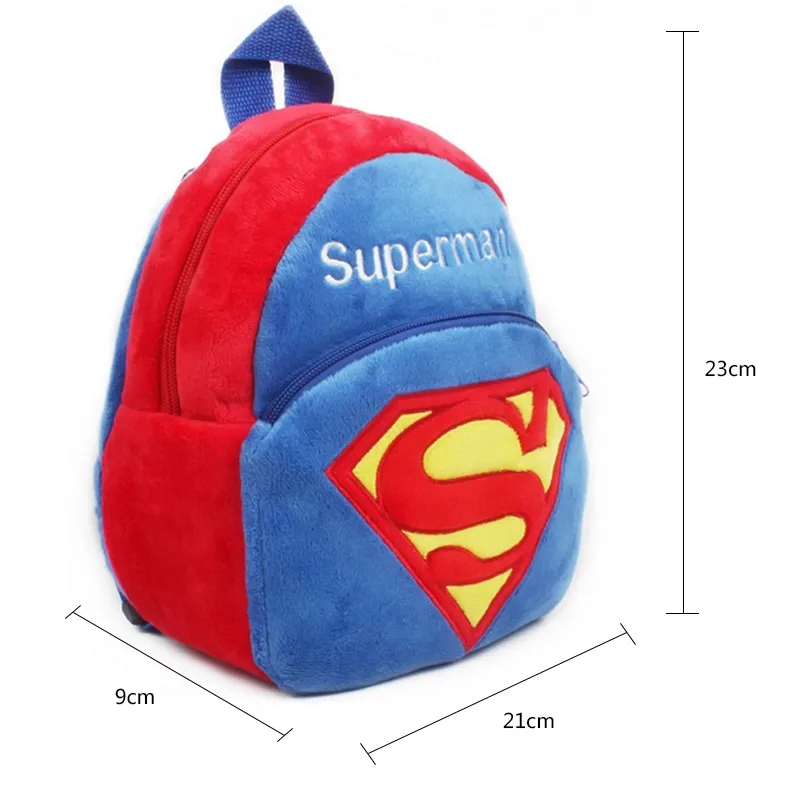 Супермен плюшевые рюкзаки мультфильм дети школьные сумки игрушки милые животные прекрасный детский сад коробка для хранения детей кукла