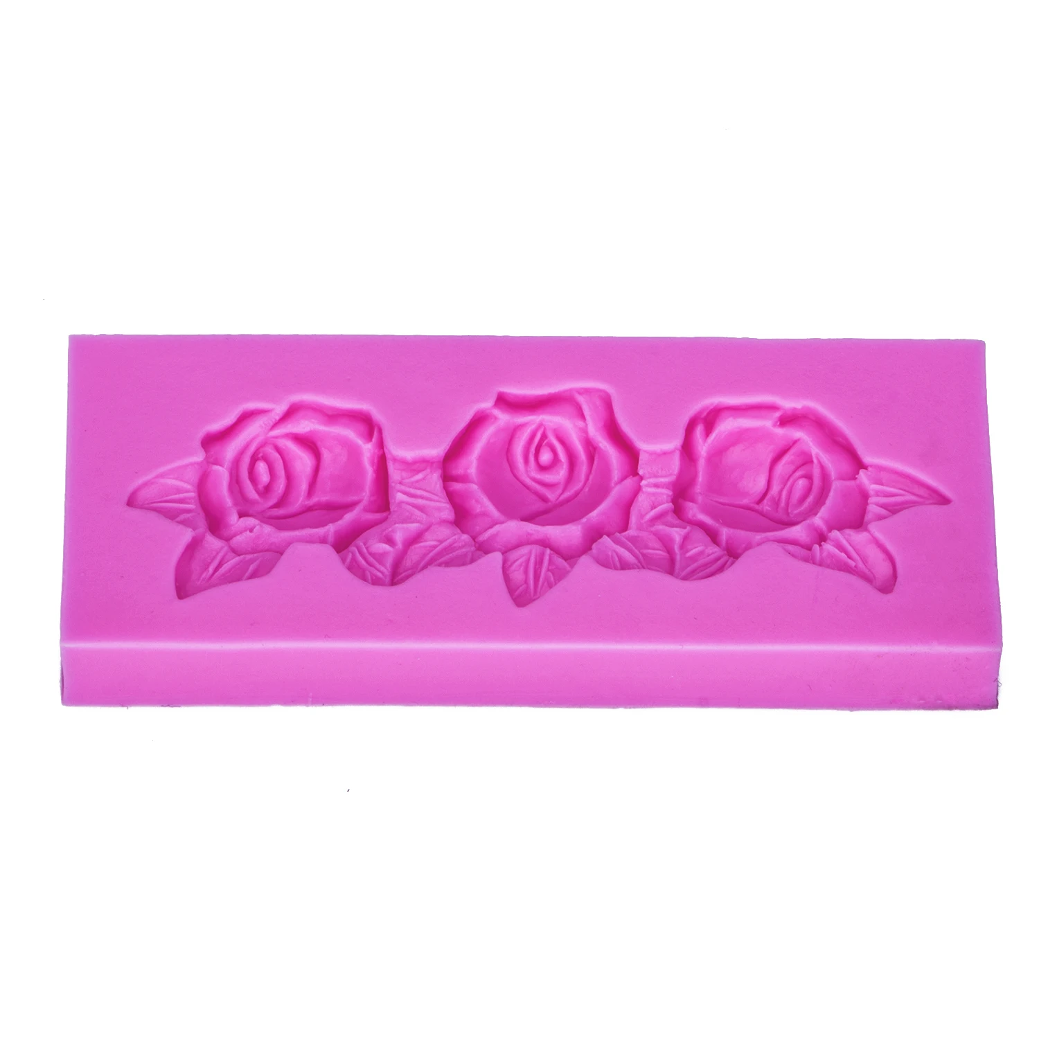 Форма цветка розы 3D помадка торт силиконовые формы для полимерной глины обильные шоколадные кондитерские изделия украшения инструменты F1176