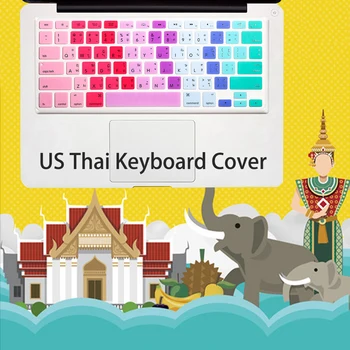 

Keyboard Cover Silicone Thai Thailand For Apple Macbook Air Pro Retina 13 15 17 Protective Skin Laptop Skin Film For Mac Book