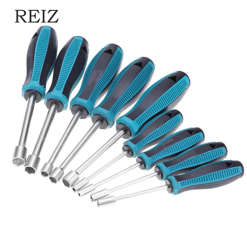 

REIZ 3MM-14MM Socket Wrench Screwdriver Nutdriver Hand Tool Hex Nut Key Hex Key Set