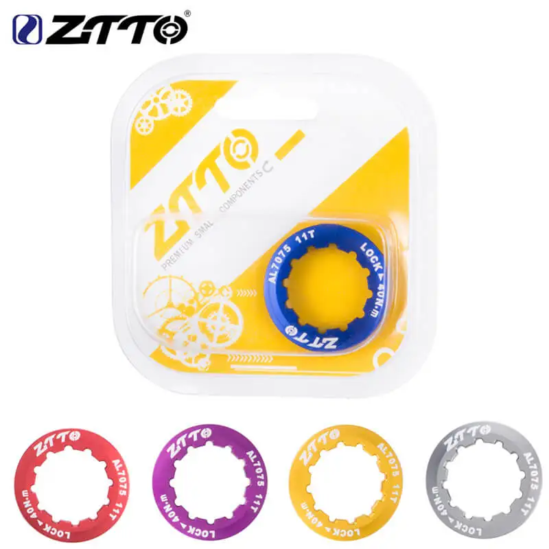 

ZTTO MTB Road bike Cassette Cover Lock ring 11T AL7075 Ultralight Cap 5 Colors for ZTTO shimano SRAM 9 10 11 12S Speed Freewheel