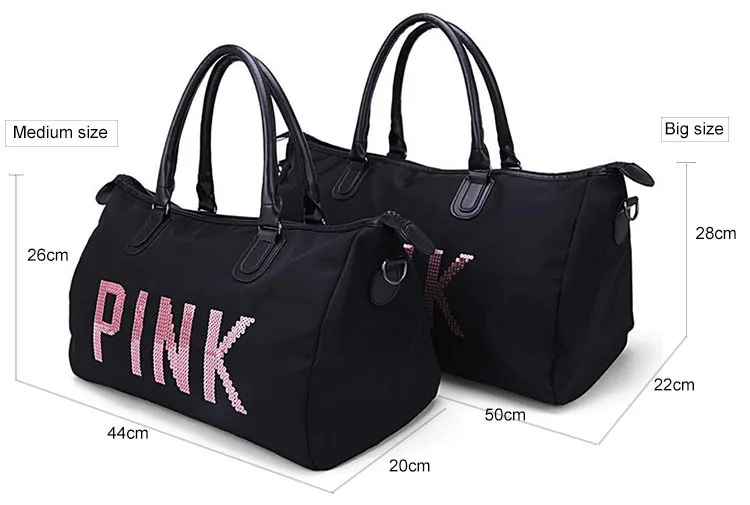 Designer Star Perfume Lipstick Pineapple Sequins Travel Bag Women Gym Fitness Sport Bag Handbag For Male Yoga Bag Sac De Sport