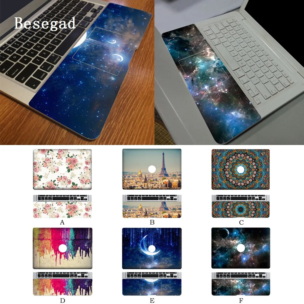 

Besegad PVC Protector Skin Decal Sticker Decal Label Paster Cover for MacBook Pro Air 2016 A1706 A1708 A 1706 1708 13 13.3 inch