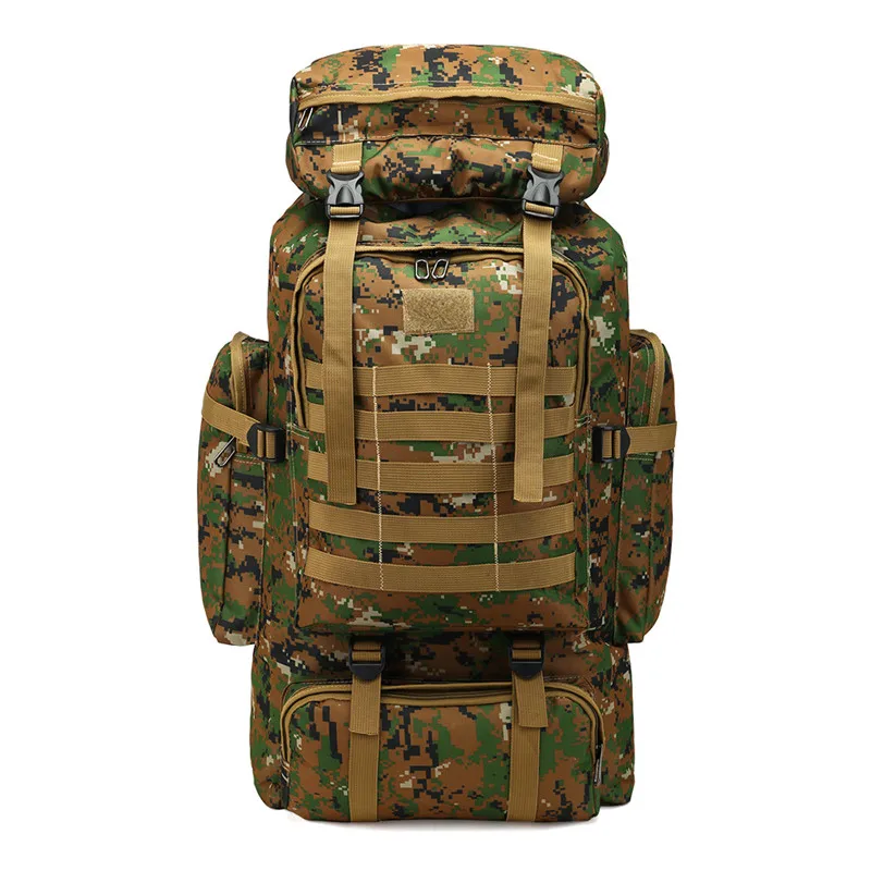 Outdoor Tactical Bag Backpack Mountaineering Bags Sports Backapcks Hiking Camping Sport Bag Double Shoulder Package Rucksack 80L Outdoor Tactical Bag Backpack Mountaineering Bags Sports Backapcks Hiking Camping Sport Bag Double Shoulder Package Rucksack 80L