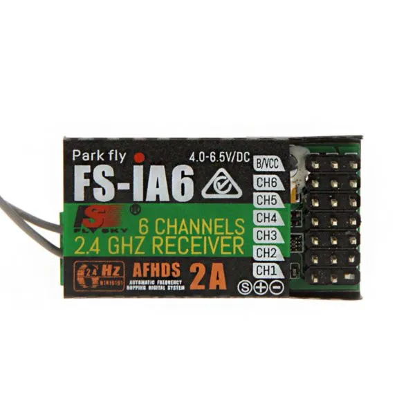 

FlySky Fly Sky FS-iA6 2.4G 6CH AFHDS Receiver For FS-i10 FS-i6 Transmitter
