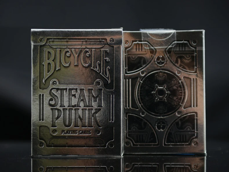 

Bronze SteamPunk Deck Bicycle Playing Cards Poker Limited Edition New Sealed Magic Props Magic Deck Tricks
