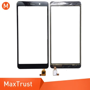 

10PCS/Lot Great Quality For Lanix M5 Touch Screen Digitizer Front Glass Panel Sensor Black Color Free Shipping