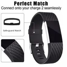 DHL 200 шт. замена силиконовый ремешок для Fitbit Charge 2 умный Браслет Носимых ремень для Fitbit Charge 2 группа