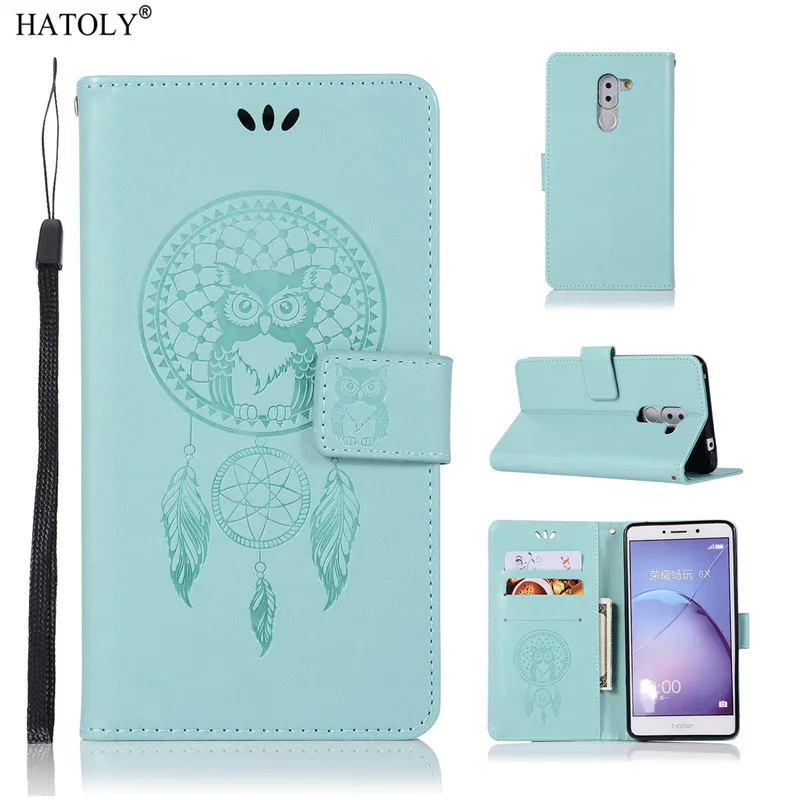 

Huawei Honor 6X Case Flip Cover Silicone Back Cover Funda Huawei Honor 6X Leather Wallet Case Card Holder Capa Bumper GR5 2017