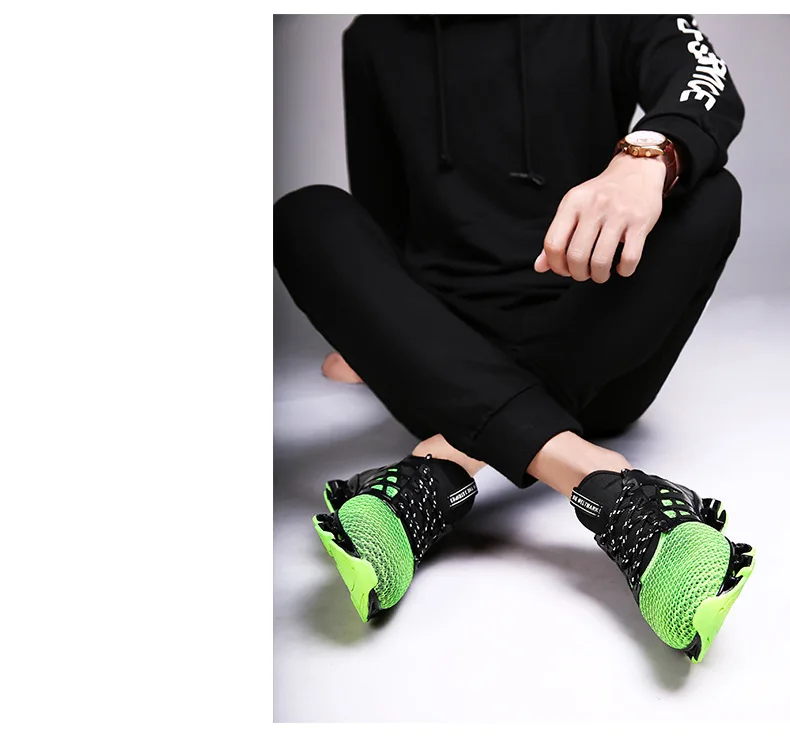 Мужская повседневная обувь; Вулканизированная обувь; кроссовки на шнуровке; мужская летняя сетчатая Повседневная обувь; уличные кроссовки на плоской подошве; Брендовая обувь с граффити