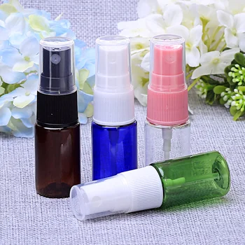 

100 x 10ml Different Colors Spray Atomizer Bottles Plastic - Empty - Perfume Fragrance PET