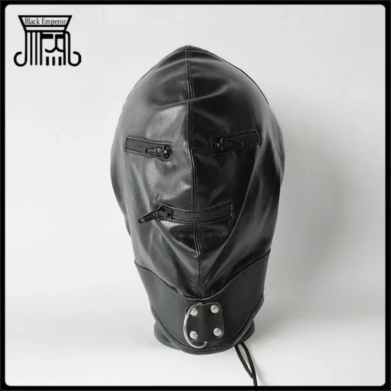 BDSM Bondage Sex Toys Fetish Sex Hood Headgear Erotic Leather Sex Adult Games SM Mask For Couples BDSM Bondage Sex Toys Fetish Sex Hood Headgear Erotic Leather Sex Adult Games SM Mask For Couples