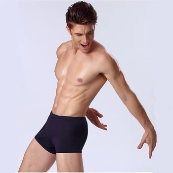

4 Pieces / Bag Men's Underwear Modal Boxer Pants Gun Egg Separation Elephant Personality U Convex Men's Sexy Underwear