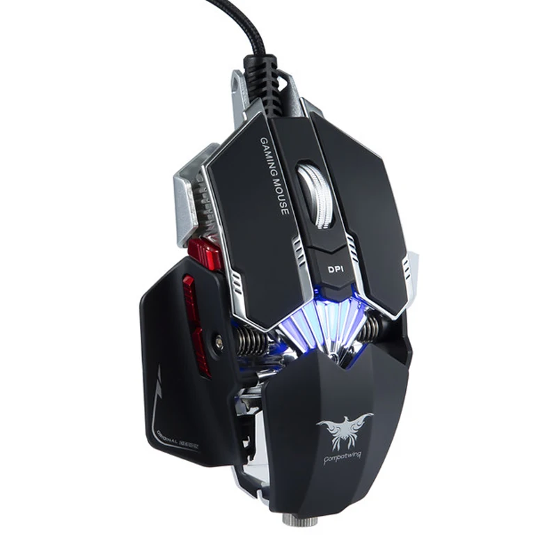 

ONIKUMA Silence Click Wired Gaming Mouse 7 Buttons USB Mute LED Optical Cable Ergonomic Computer Mouse Mice for PC Laptop Gamer
