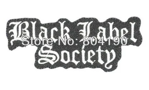 BLACK LABEL общество логотип музыкальной группы вышитые Новое железо и пришить патч