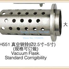 Горячая ювелирных изделий делая инструменты " x 6" 304 нержавеющая сталь перфорированная фляга с фланцем " x 6" литья колба