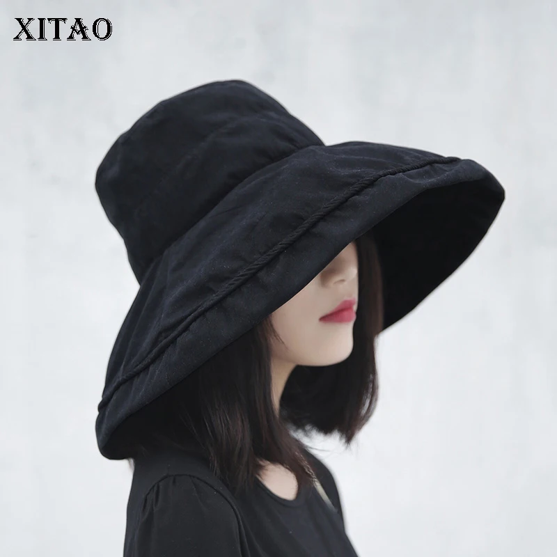 

[XITAO] 2018 Winter Korea Fashion New Women Solid Color Skullier Female Aduit Sun Shading Helmet Skullier LYH1922