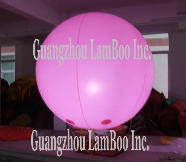 

FREE Shipping/Pink Inflatable Lighting Balloon/Advertising Balloon for Events
