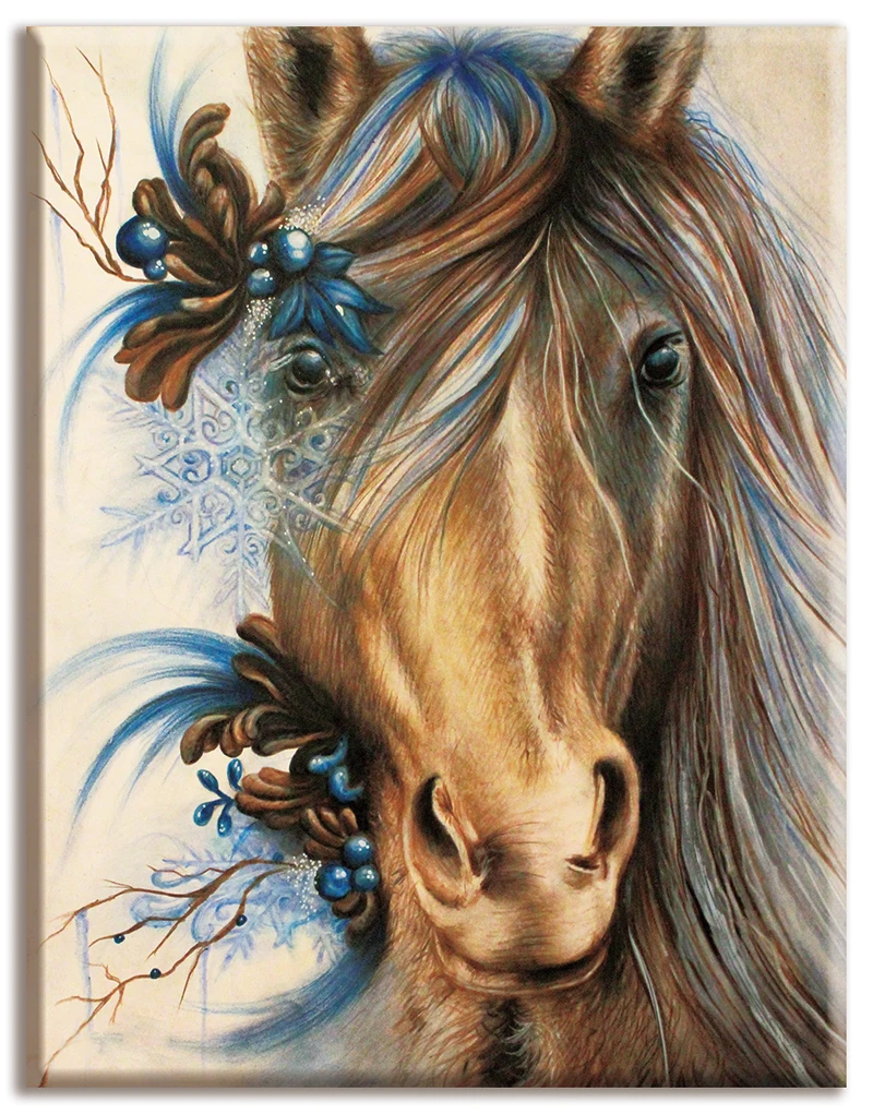 Embroidery of a horse: diagrams and descriptions Embroidery of a horse: diagrams and descriptions