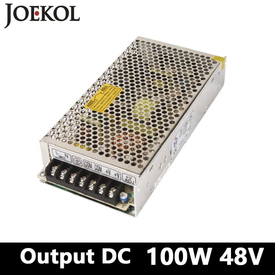 

switching power supply 100W 48v 2A,Single Output ac-dc converter for Led Strip,AC110V/220V transformer to DC 48V,led driver