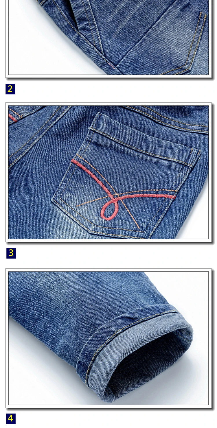 Leisure style Kids Baby boy Girls pants clothing Spongy or jeans 1 Crown 2 Car 3 Letter 4 Jeep Pattern Soft denim trousers  (14)
