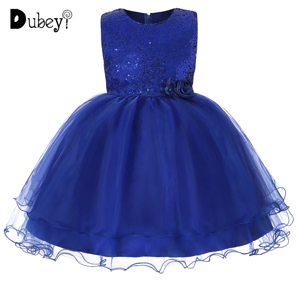 

Little Girl Sequined Tutu Princess Dress Elegant Flower Girl Ball Gown for Wedding Birthday Party Evening Prom Costumes