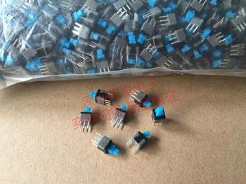 

[VK] 5.8*5.8mm self lock button switch 5.8*5.8 double row 6 foot 6 feet original