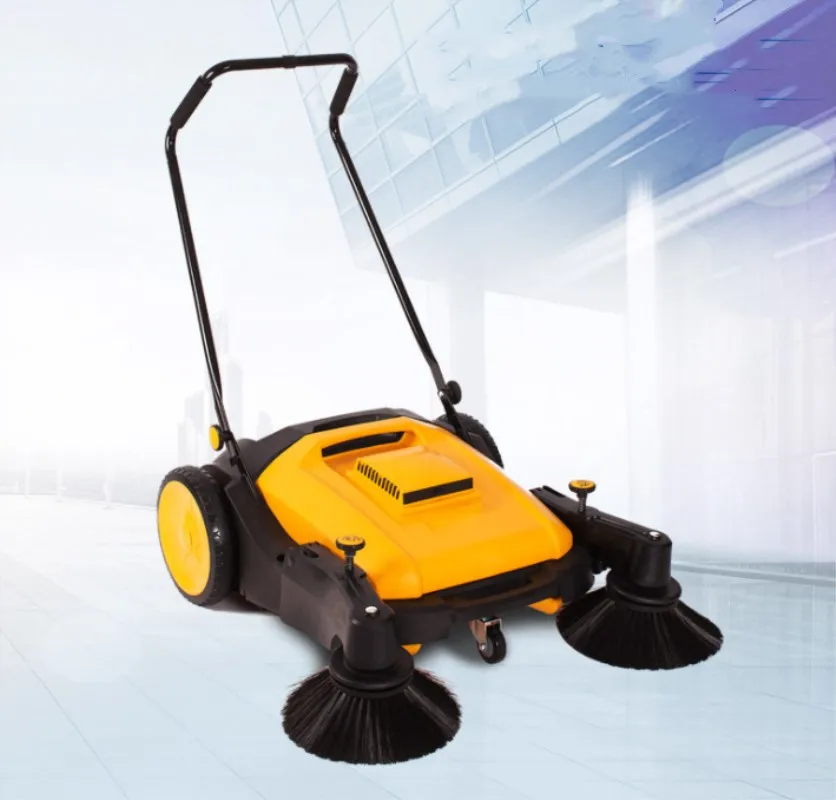 

40L Low Carbon Manual Sweeper Powerless Vacuum Workshop Warehouse Sweeper Clean Environmentally Friendly Product