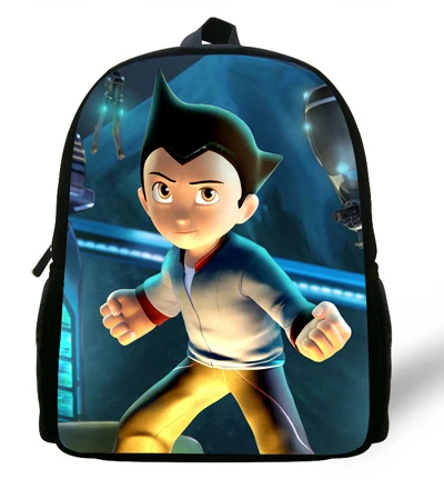 12-дюймовый Mochila Escolar Astro Boy Рюкзак школьный мультфильм Astro Boy школьная сумка дети мальчик Книга сумка От 1 до 6 лет - Цвет: Синий