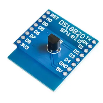 

10 PCS DS18B20 Temperature Sensor Shield Wemos D1 Mini D1 Mini Pro ESP NodeMCU
