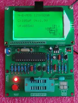 

MOS transistor tester Frequency Meter Square wave generator GM328 ESR Meter