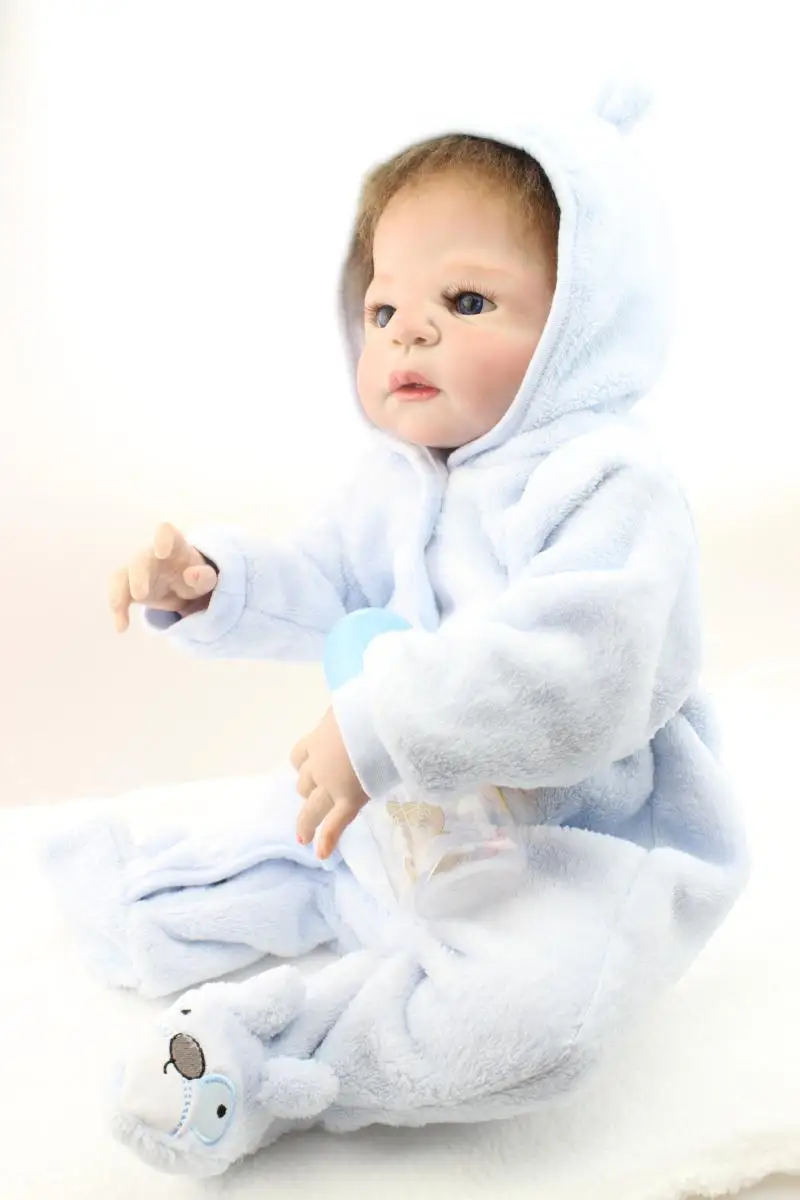 Full silicone vinyl reborn baby doll toys, play house reborn girl boy babies kids child brithday Christmas gift girls brinquedos