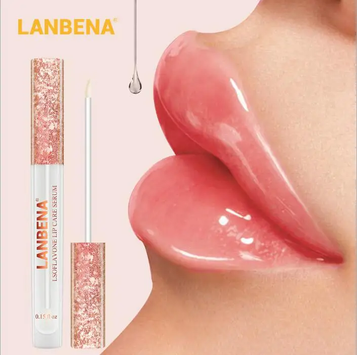 

LANBENA Lip Care Serum Lip Plumper Repairing Reduce Lip Mask Fine Lines Increase Moisturizing Lip Elasticity