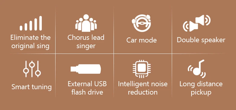 Беспроводной bluetooth-микрофон для караоке TOSING Q12 с FM и KTV, режим Chorus, сопряжение с USB шумоподавлением, аккомпанемент