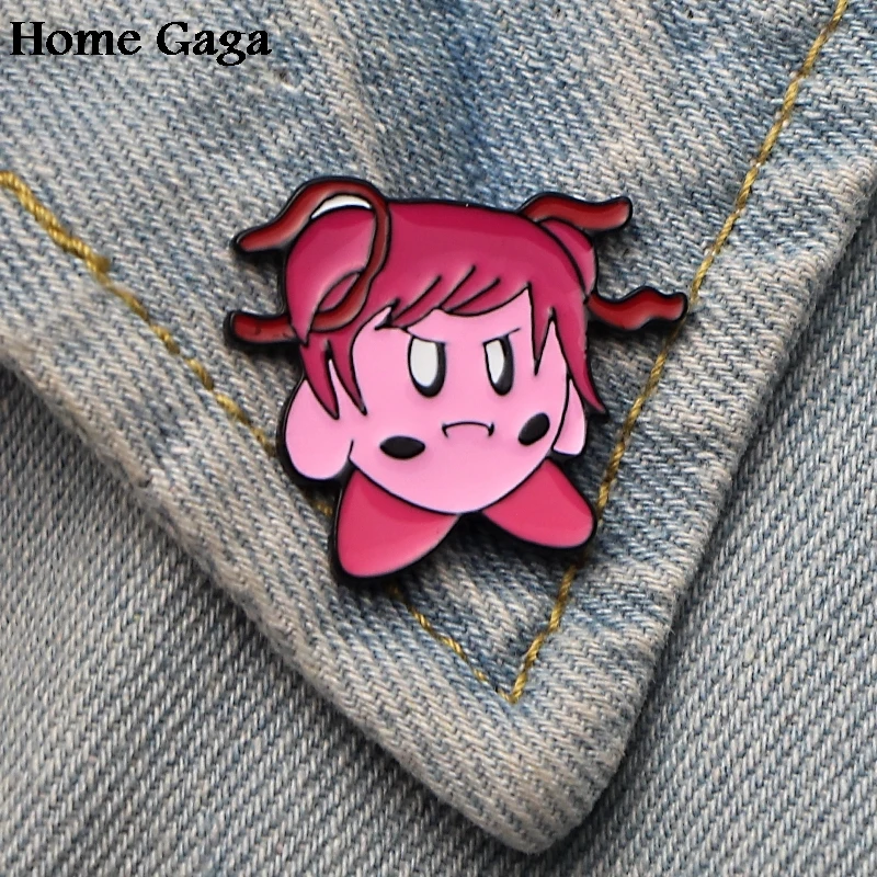

10pcs/lot Homegaga Doki Doki Literature Club minika Zinc cartoon Funny Pins backpack clothes brooches for men women badges D1836