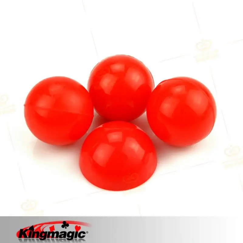 

One to four balls(Plastic) One ball change to four For Beginners or kids magic tricks magic props Free shipping