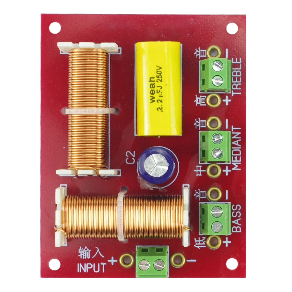 Independente de Freqüência Afiada + Meio + Baixo 200w com Filtro Divisor de Áudio de 3 Alto-falante Ghxamp Vias Inclinação Peças 2 - Image 5
